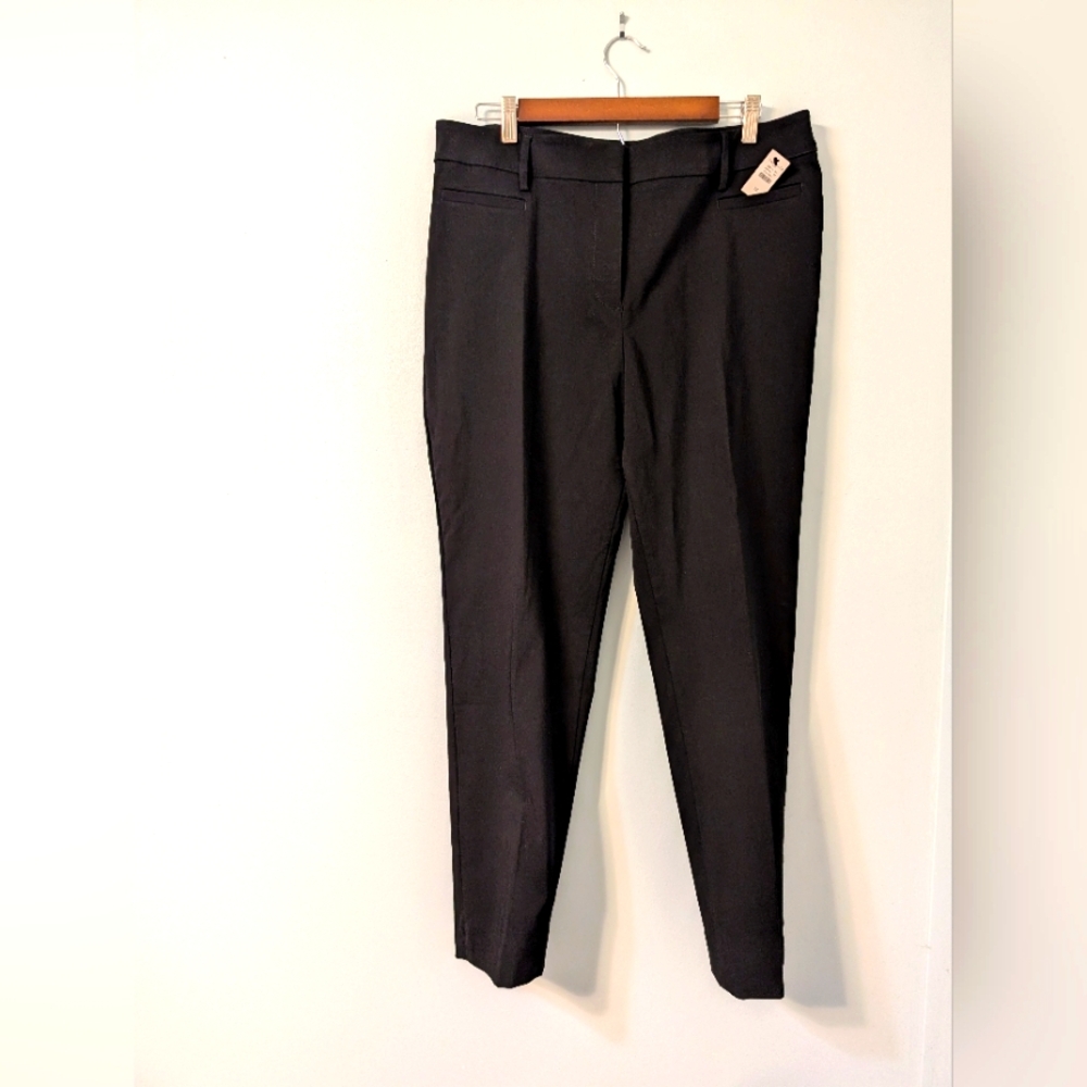SOLD-NWT Talbots Classic Black Pants Trousers, size 14